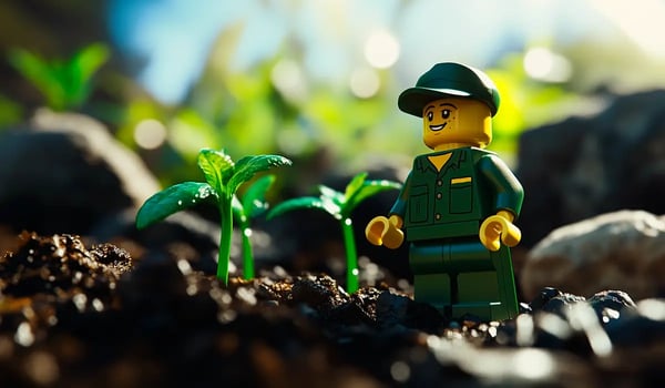 Lego verduurzaamt met investering van $2,6 mln in CO₂-verwijdering